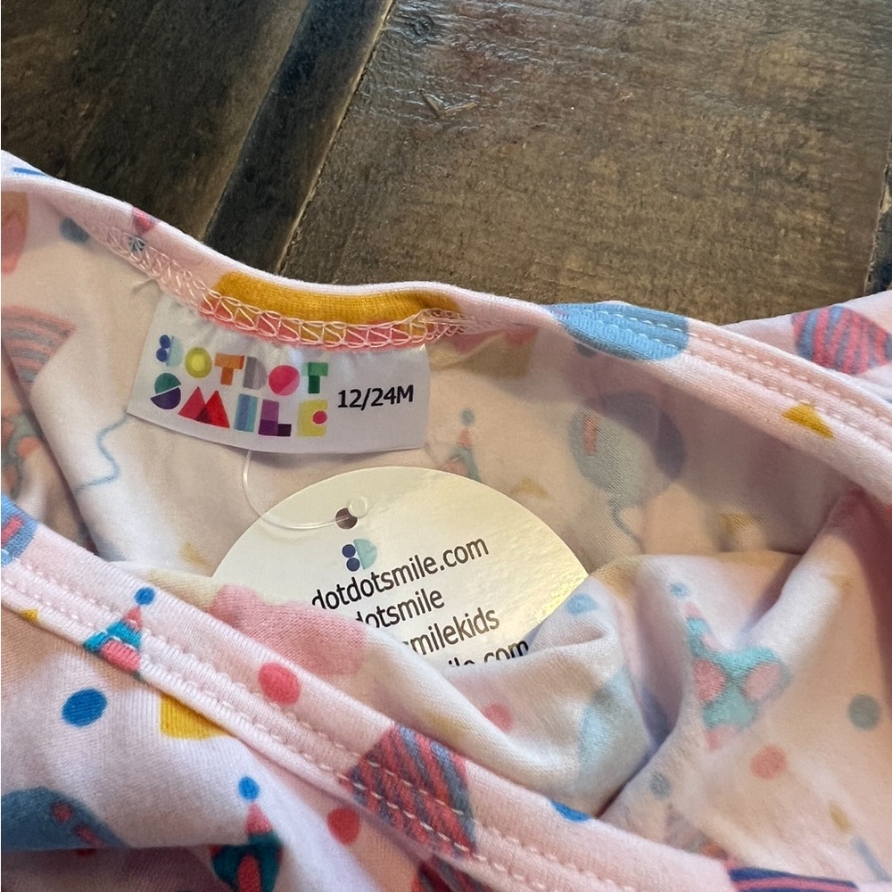 Dot Dot Smile size 12/24 months birthday Empire twirl dress New - Picture 7 of 7
